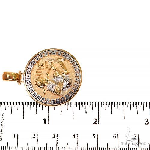 22K Gold Custom Made Greek Thoth Pendant, photo 6 of 6