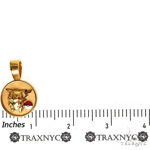 24K Gold Pikachu Pendant 69654 - Image 5