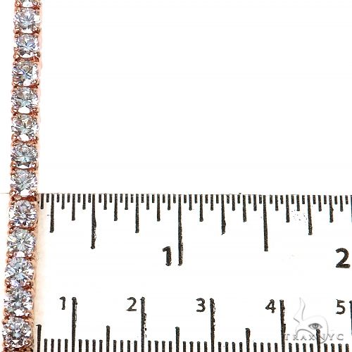 14K Gold 25 Pointer Diamond Tennis Necklace (Lab), photo 7 of 7