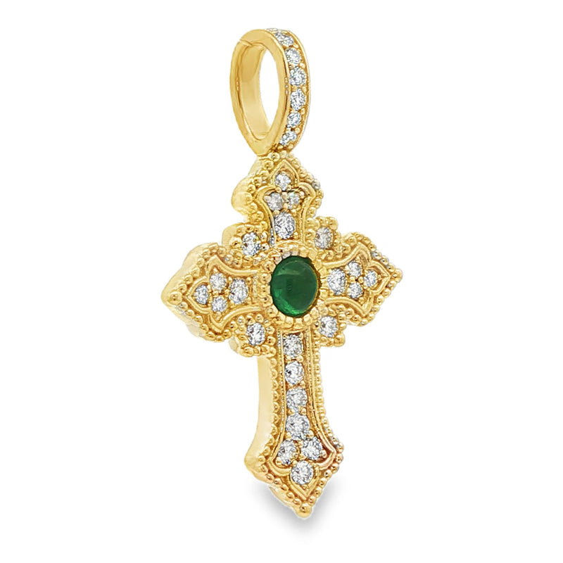 10K Gold Eternal Hope Cross Pendant, photo 2 of 9