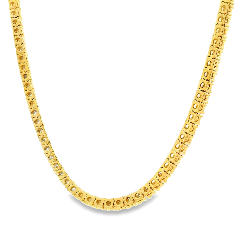 14K Gold tennis chain, 3.6 mm, photo 3 of 7