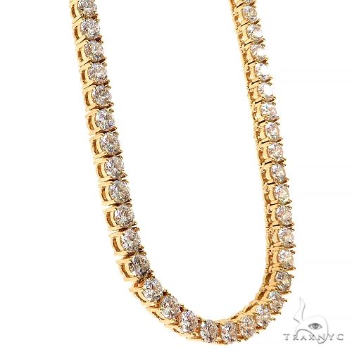 14K Gold tennis chain, 4.7 mm, photo 2 of 7