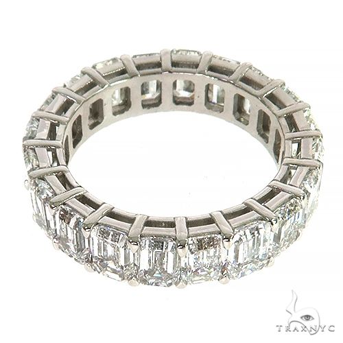 30 Pointer Emerald Diamond Eternity Ring 68016 - Image 3