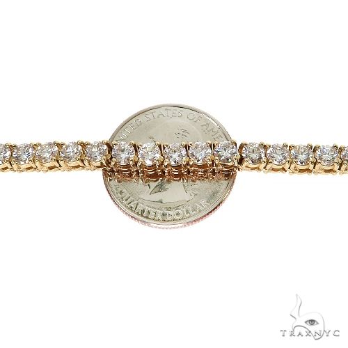 14K Gold tennis chain, 4.2 mm, photo 5 of 6