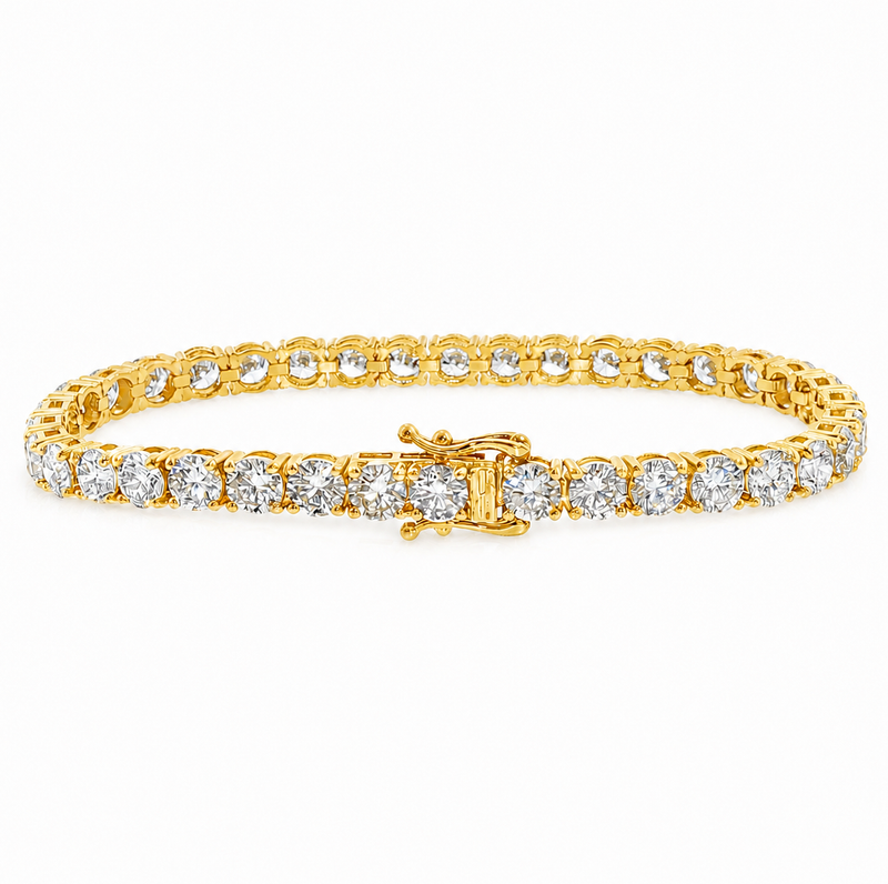 35 Pt lab diamond tennis bracelet – view 6 of 10, TraxNYC item 71691