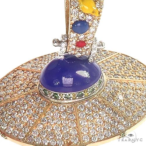 3D UFO Glow In The Dark Enamel Pendant 67060 - Image 4