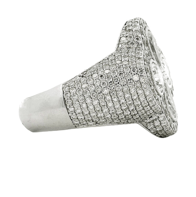 Lucky Bloom Diamond Ring in 10K gold, view 3