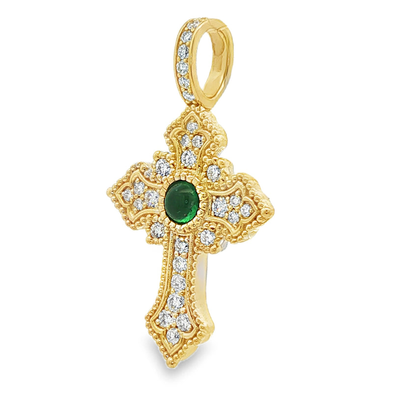 10K Gold Eternal Hope Cross Pendant, photo 3 of 9