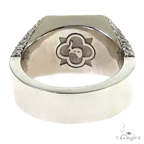 14K Gold 3x3 Pink Diamond Ring (Lab), photo 4 of 6