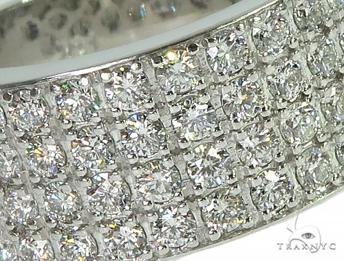 14K Gold 4 Row Icy Ring, photo 4 of 8