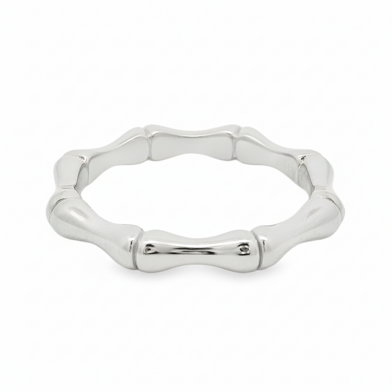 Gold Bamboo Ring, view 3
