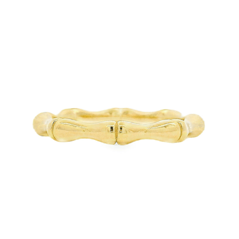 Gold Bamboo Ring, view 5