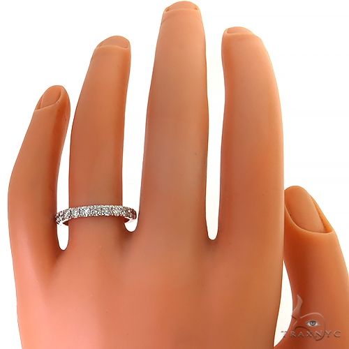 5 Pointer Diamond Wedding Band Lab 69158 - Image 5