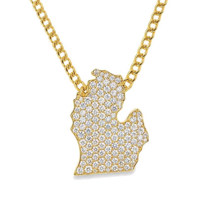 Michigan State Pendant - 50 States of America 71921
