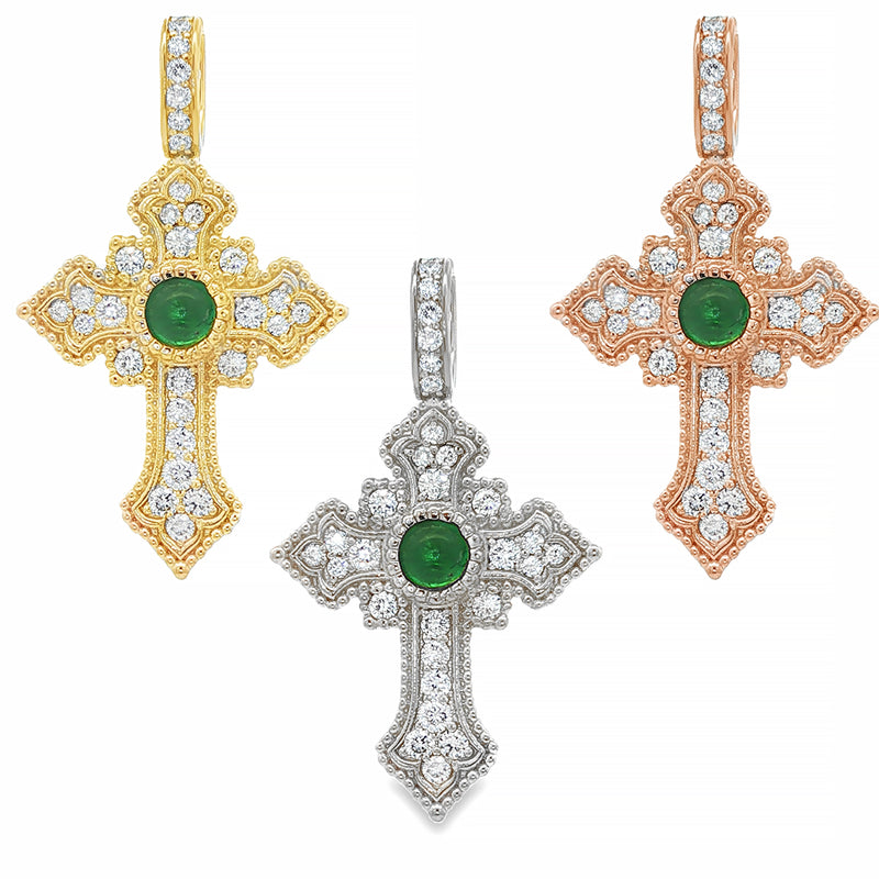 10K Gold Eternal Hope Cross Pendant, photo 5 of 9