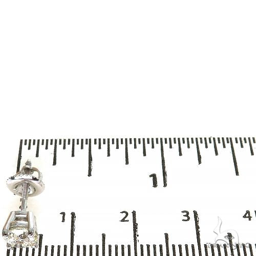 14K Gold 60 Pt Lab Diamond Stud Earrings, photo 4 of 4