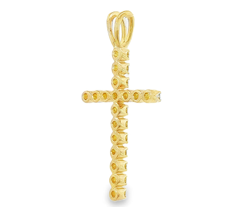 Grace Light Diamond Cross in 14K gold, view 5