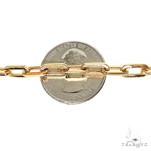 18K Gold Anchor Cable Link Bracelet 8 Inches 5mm, photo 3 of 6
