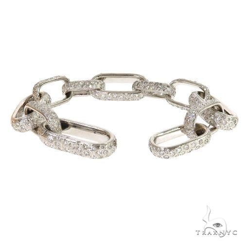Custom Diamond Link Bracelet 67856 - Image 2
