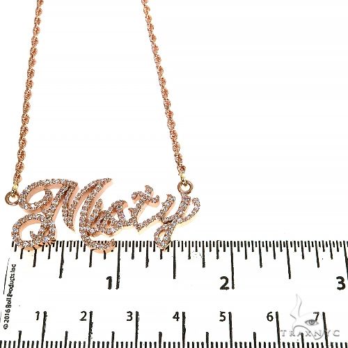 Custom Made Diamond Name Necklace 67995 - Image 5