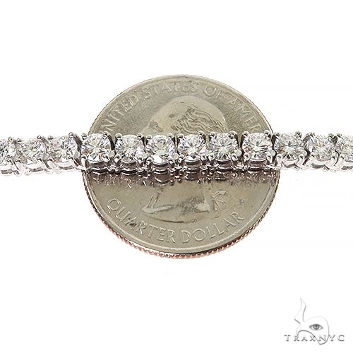 14K Gold tennis chain, 4 mm, photo 6 of 7