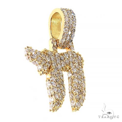18K Gold Sparkling Spirit Chai Lab-Grown Diamond Pendant, photo 2 of 7
