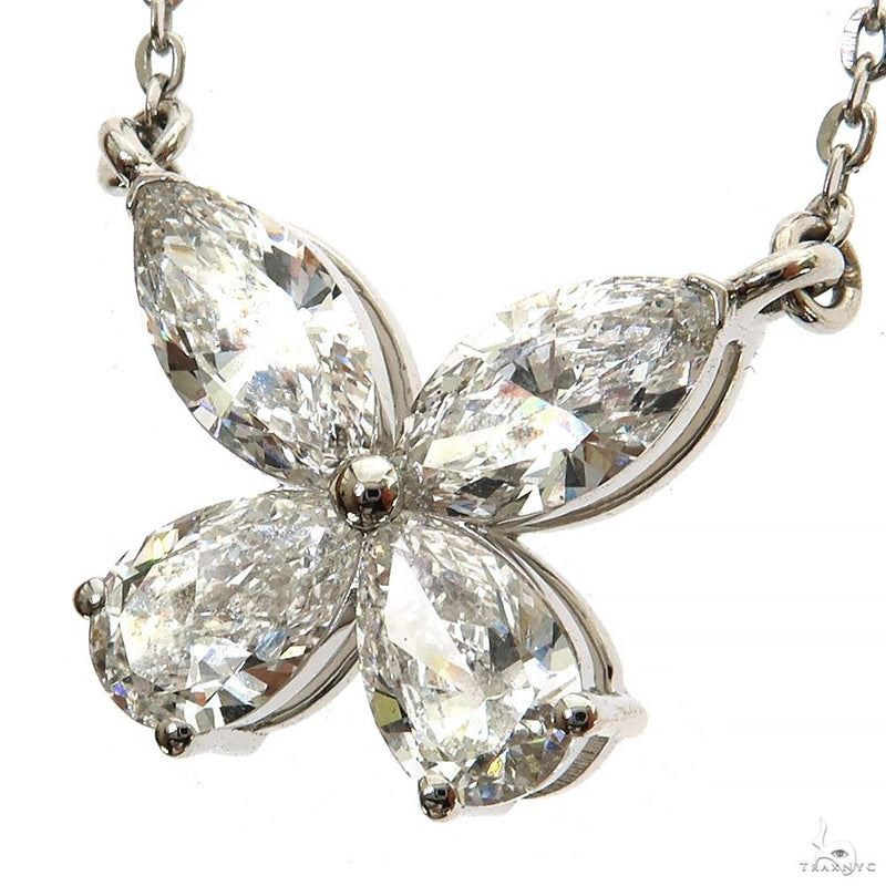 14K Gold Diamond Butterfly Necklace (Lab), photo 4 of 8