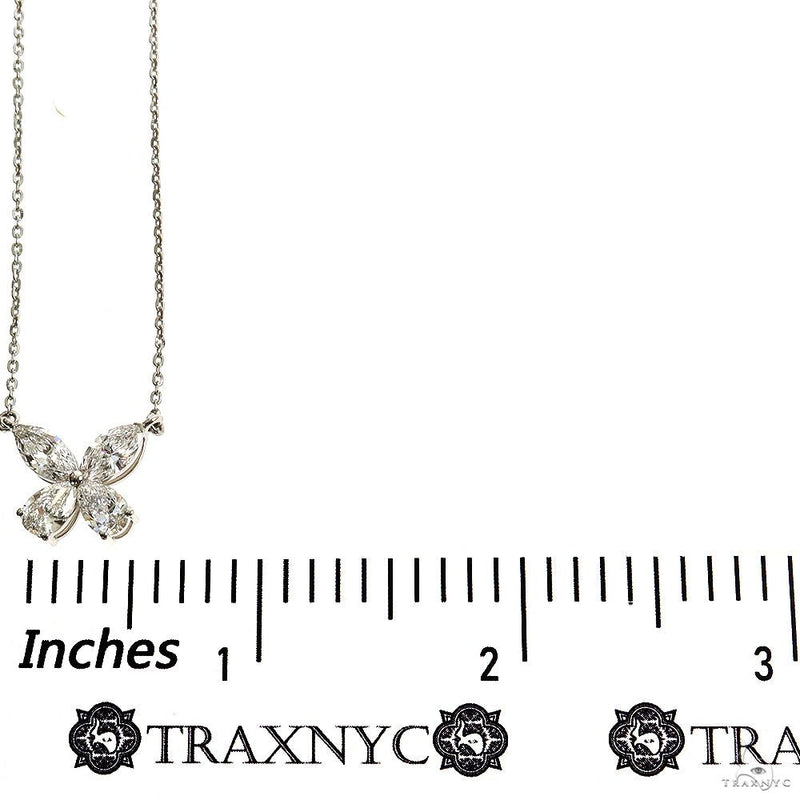 14K Gold Diamond Butterfly Necklace (Lab), photo 6 of 8