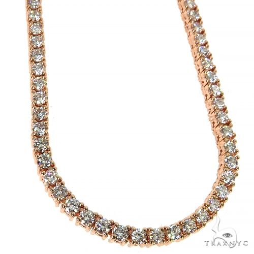 14K Gold tennis chain, 3.2 mm, photo 2 of 6