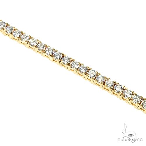 14K Gold 7 Pt. Natural Diamond Tennis Bracelet, photo 3 of 6