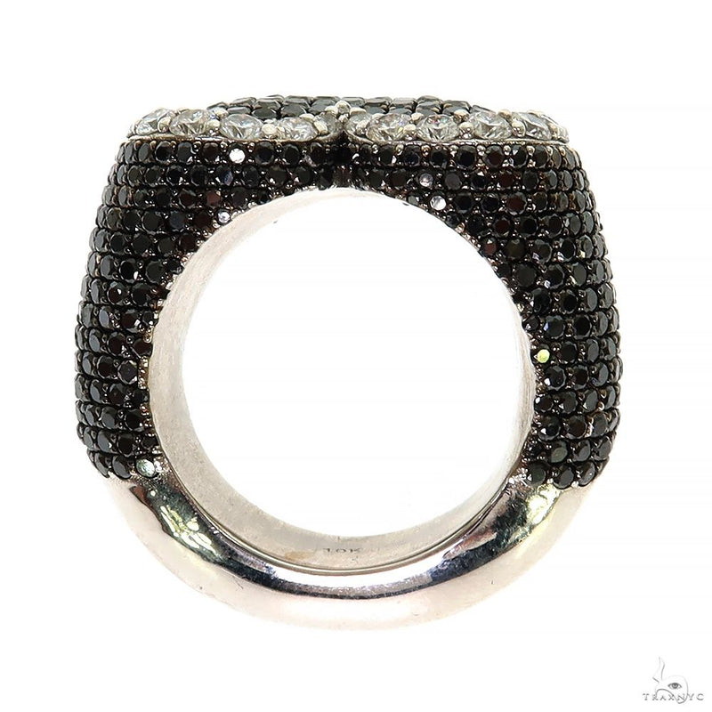 10K Gold Black Lab-Grown Diamond Heart Shape Ring, photo 3 of 4