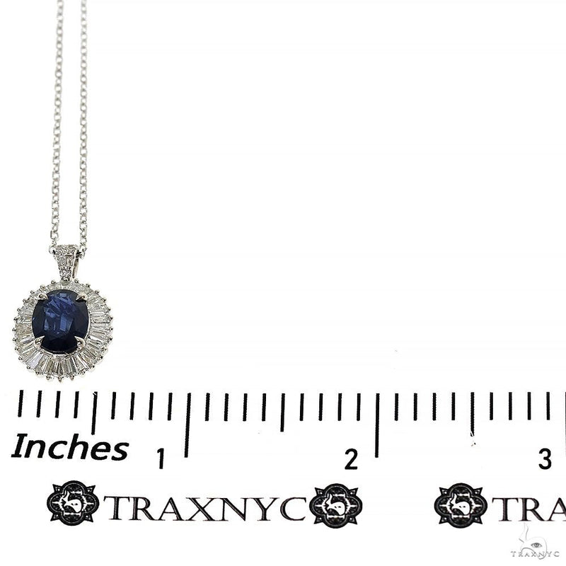 18K Gold TraxNYC Ballerina Collection Blue Sapphire Necklace, photo 6 of 7