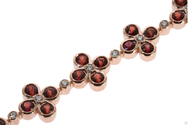 TraxNYC Red Petal Bracelet 70214 - Image 3