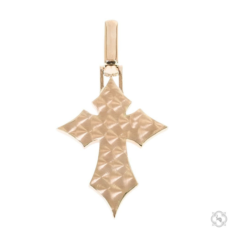 14K Gold TraxNYC Diamond Cross, photo 3 of 4