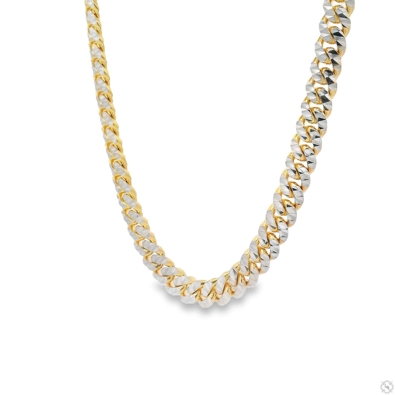 14K Gold miami cuban chain, 7 mm, photo 3 of 6