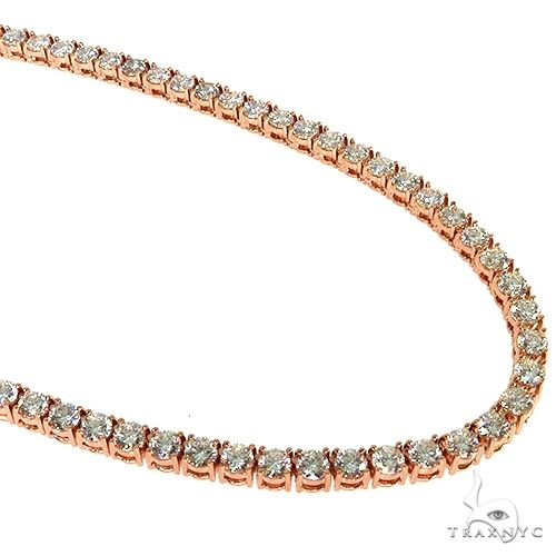 40 Point Diamond Tennis Chain 14k Gold | TraxNYC