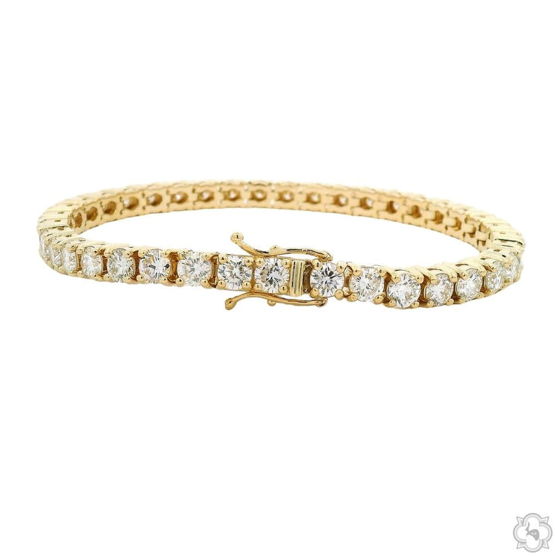 14K Gold 40 Pt Lab Diamond Tennis Bracelet, photo 3 of 8