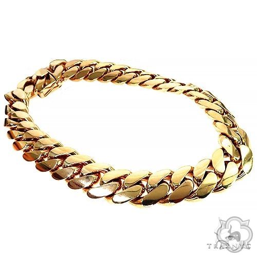 14K Gold miami cuban chain, 24 mm, photo 2 of 4