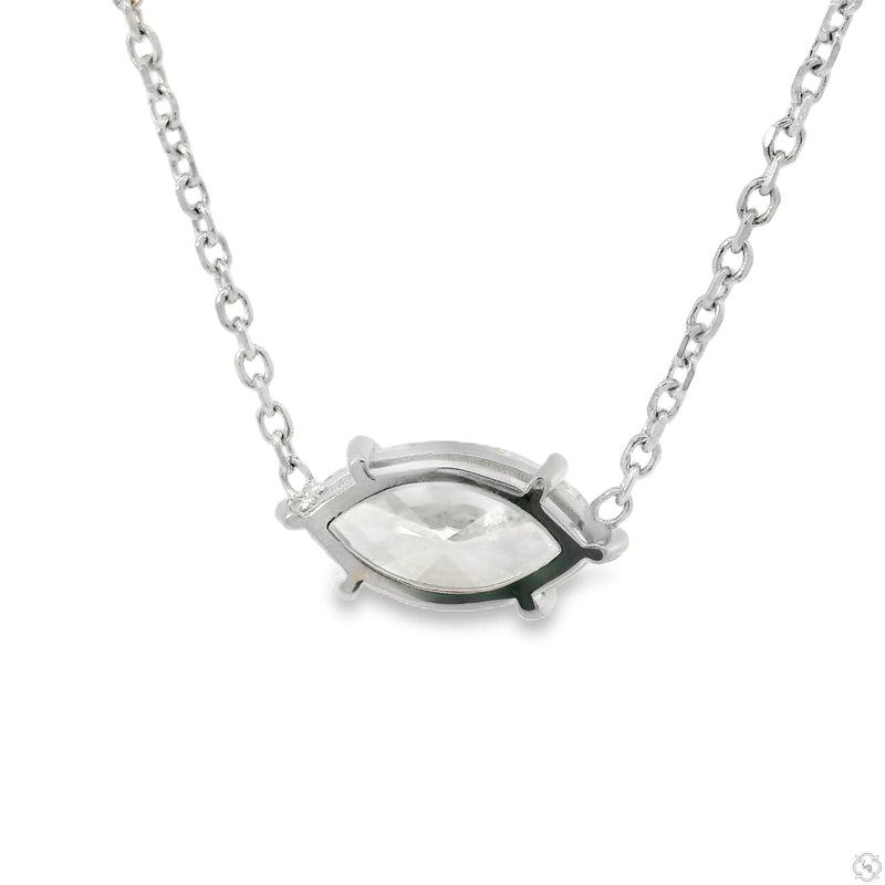 Marquise Cut Diamond Necklace 70393 - Image 3