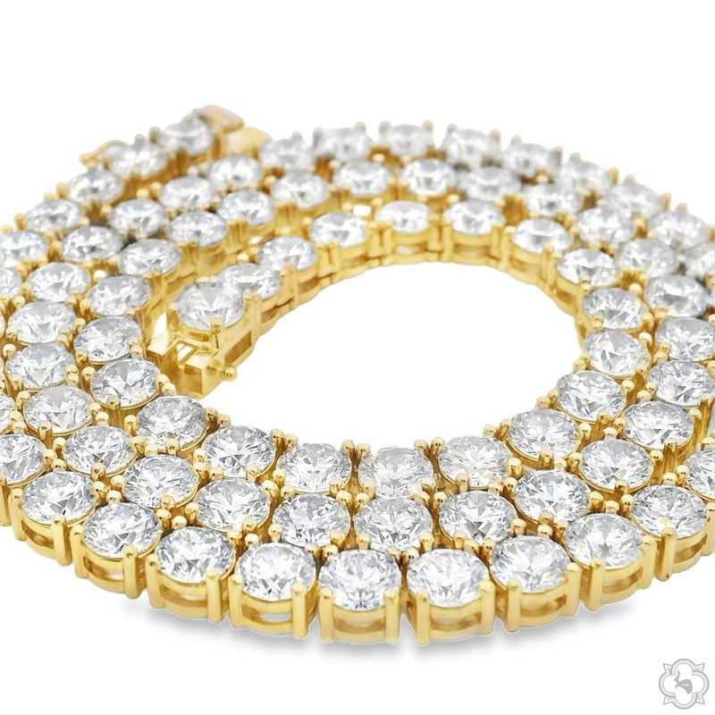 14K Gold tennis chain, 6 mm, photo 6 of 9