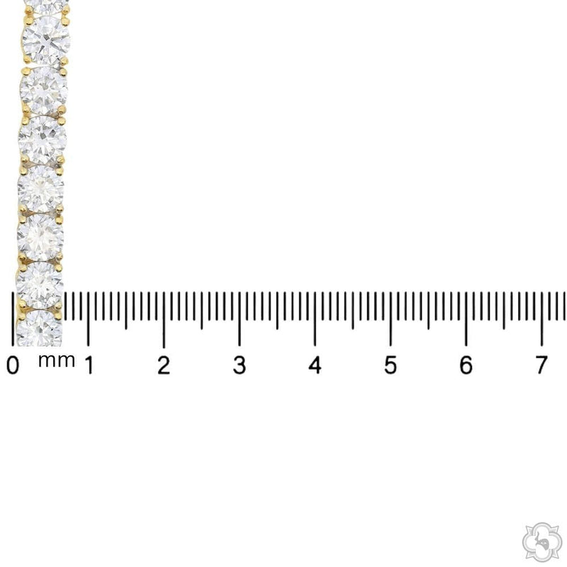 14K Gold tennis chain, 6.2 mm, photo 8 of 9