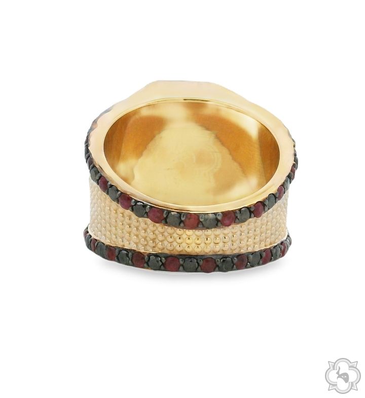 14K Gold Custom Made Playing Card Ring, photo 6 of 7
