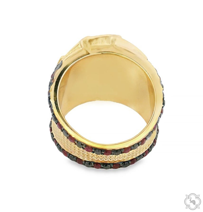 14K Gold Custom Made Playing Card Ring, photo 7 of 7