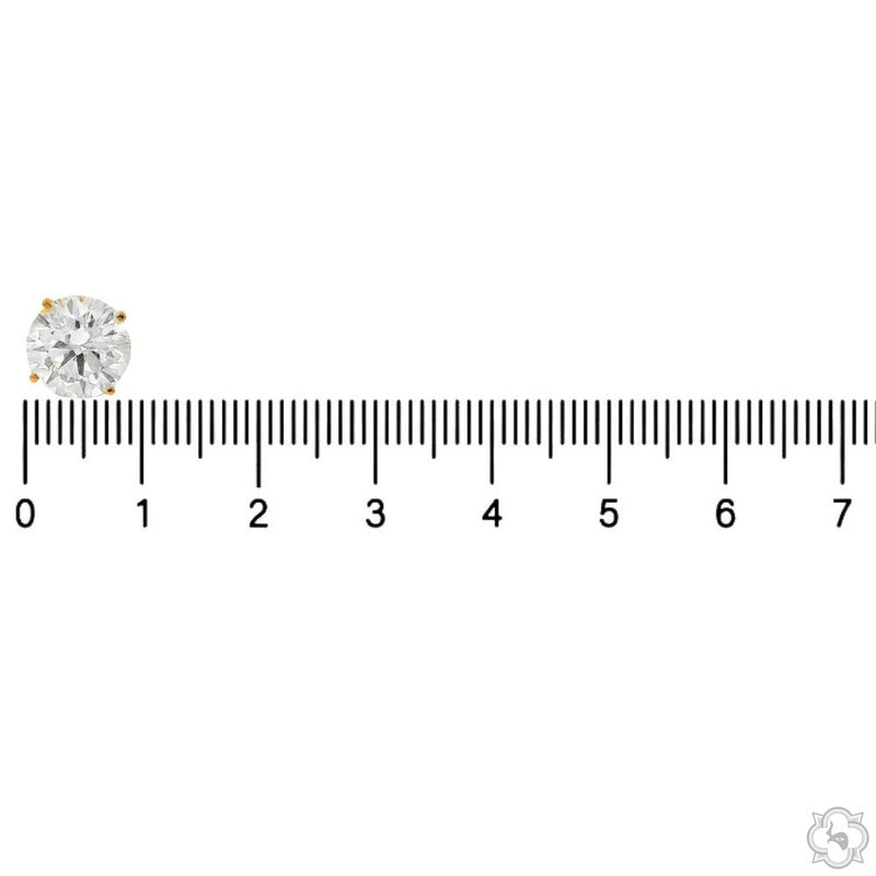 14K Gold 10 Ctw Round-Cut Diamond Studs (Lab), photo 5 of 5