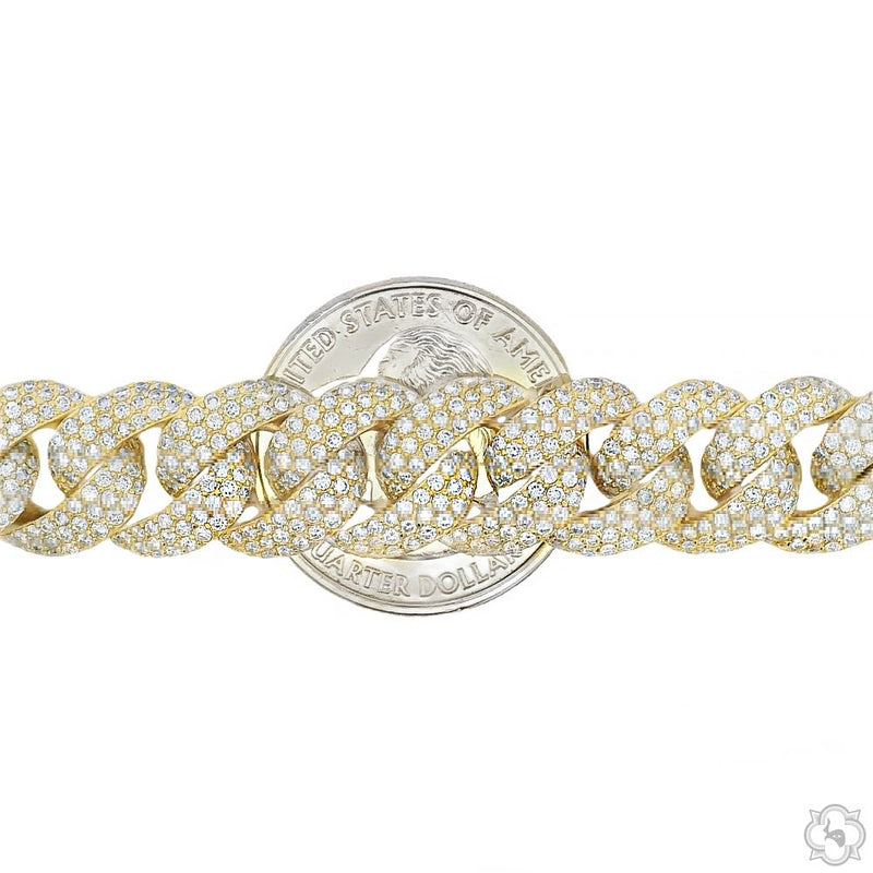10K Gold miami cuban chain, 12.7 mm, photo 5 of 6