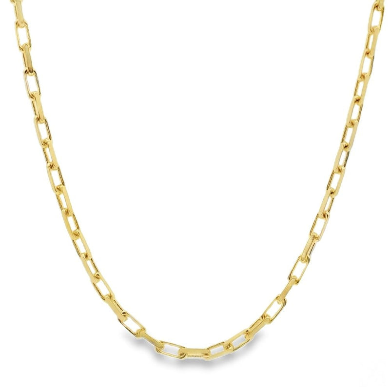 14k Yellow Gold Solid Cable Link Chain 2mm 24 Inches 70446 - Image 1
