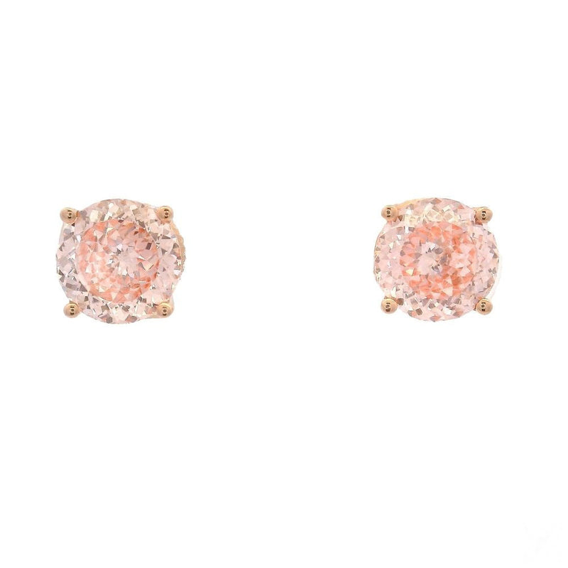 2CT Fancy Pink Portuguese Diamond Earrings 70457 - Image 1