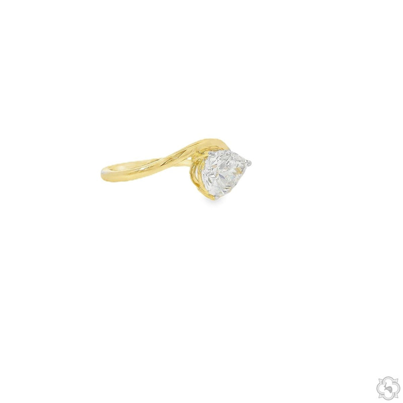 Pear Twist Diamond Ring 70505 - Image 3