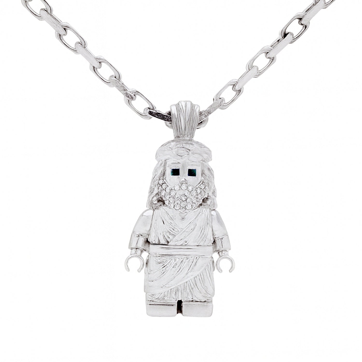 TraxNYC Mini Block Jesus Set .925 Silver 70939