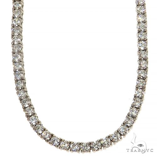 8 Pointer Diamond Tennis Chain (Lab) 68482 | TraxNYC
